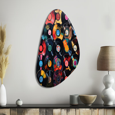 Design Art Colourful Vinyl Records Melodies III - Vinyl